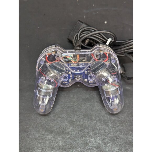Pelican PL-659 Clear Wired PS2 Controller Rev061975 (04-08) Preowned Untested - Picture 6 of 8